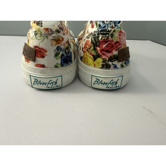 Womens Floral Blowfish Malibu Slip On Round Toe Walking Shoes Sneaker Sz 8.5 EUC - Picture 3 of 7